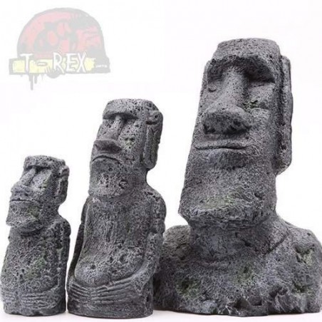 Estátuas da Ilha de Páscoa | Terrário | Decoração