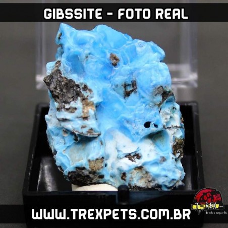 Pedra Preciosa Gibssite Natural rara