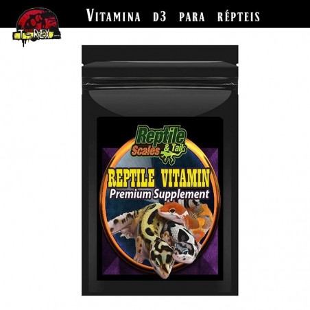 Vitamina calcioD3 para Répteis