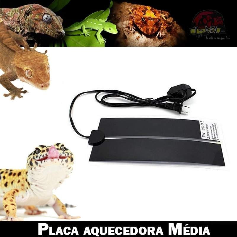 Placa aquecida para Répteis cobra