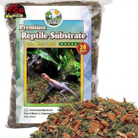 Substrato para Répteis - Musgo Seco e Reptibark