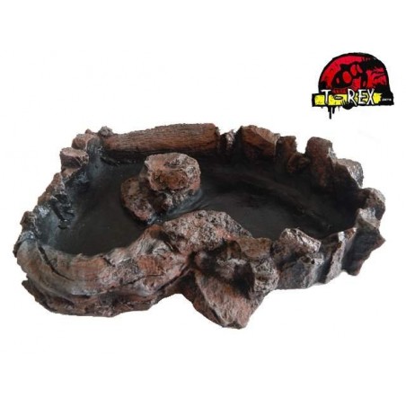 Boulder Corner Water Dish XL Répteis | Iguana